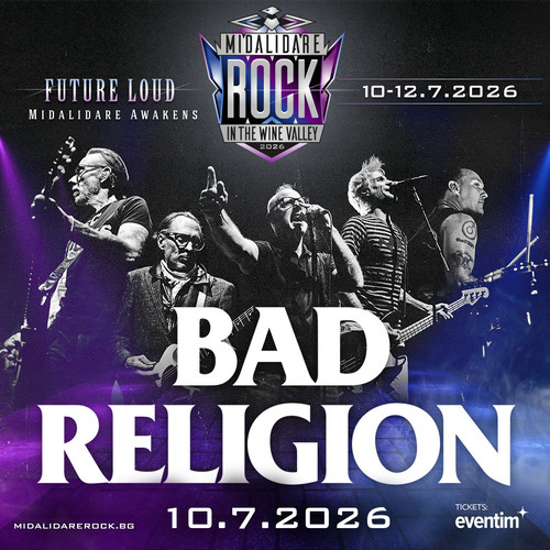 Bad Religion откриват Midalidare Rock in the Wine Valley 2026