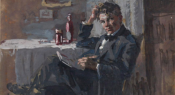 Autoportrait de Guéorgui Veltchev, Munich, 1923.