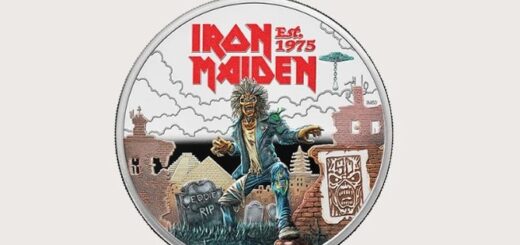 Iron Maiden монета © www.royalmint.com