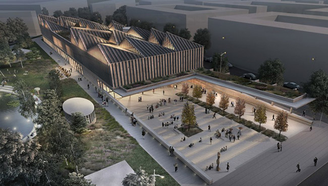 Проект за сграда на Музей на съвременното изкуство в Рига © www.adjaye.com