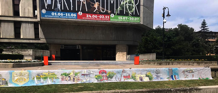 Рисунка „Варна – от древността до днес“ © Димитър Русев